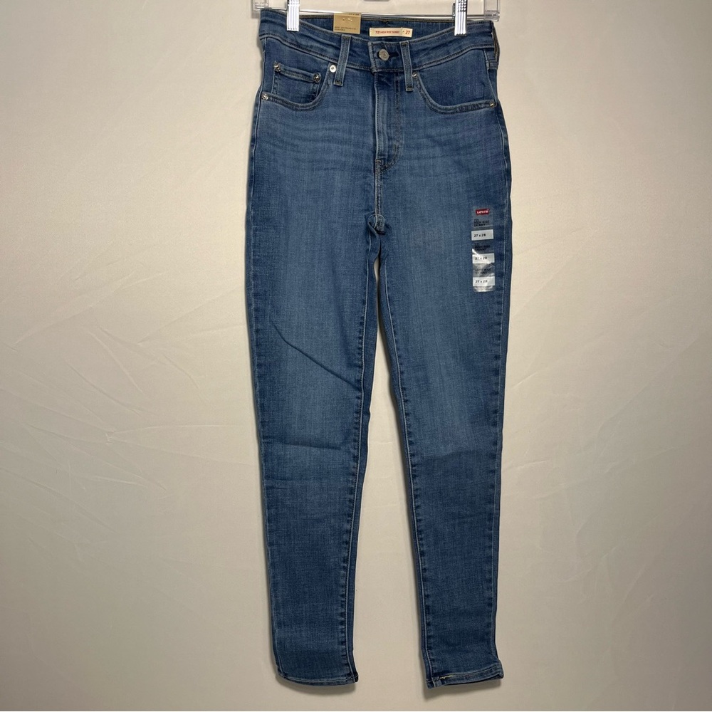 Women's Levi's 721 High Rise Skinny Jeans Sz. 27x28 NWT - Picture 2 of 9